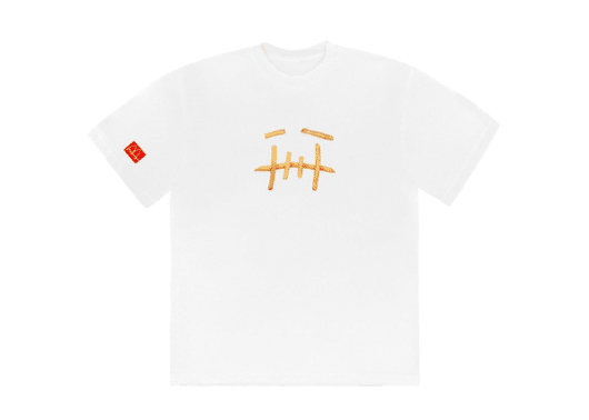 Travis Scott x McDonald's Fry Tee White