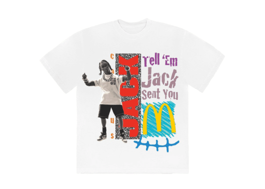 Travis Scott x McDonald's Jack Smile Tee White