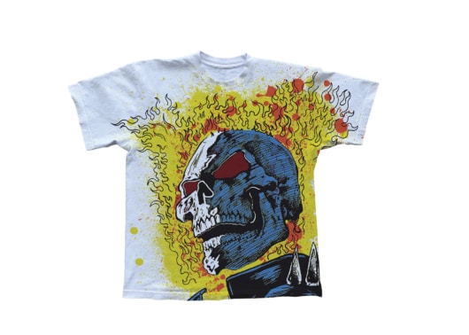 Warren Lotas Ghost Rider Tee White