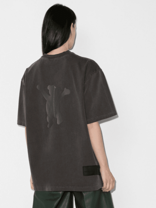 We11done Teddy Bear Tee Charcoal - Image 2