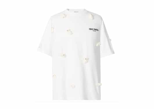13De Marzo Mini Teddy Bear Cover Tee White