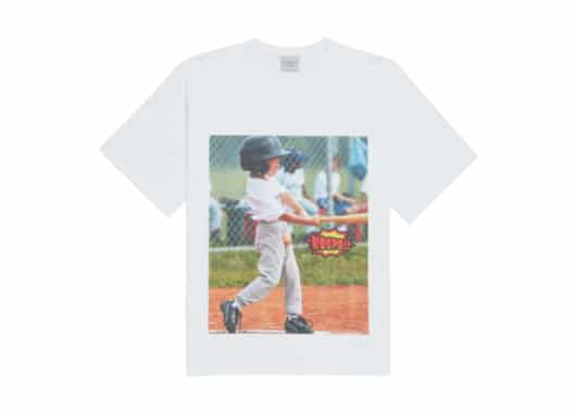 ADLV Woops Baseball Boy Tee White