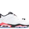 Air Jordan 6 Retro Low White Infrared 23 Black (GS)