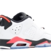 Air Jordan 6 Retro Low White Infrared 23 Black (GS) - Image 3