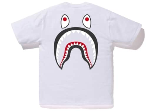 Bape WGM Shark Tee White - Image 2