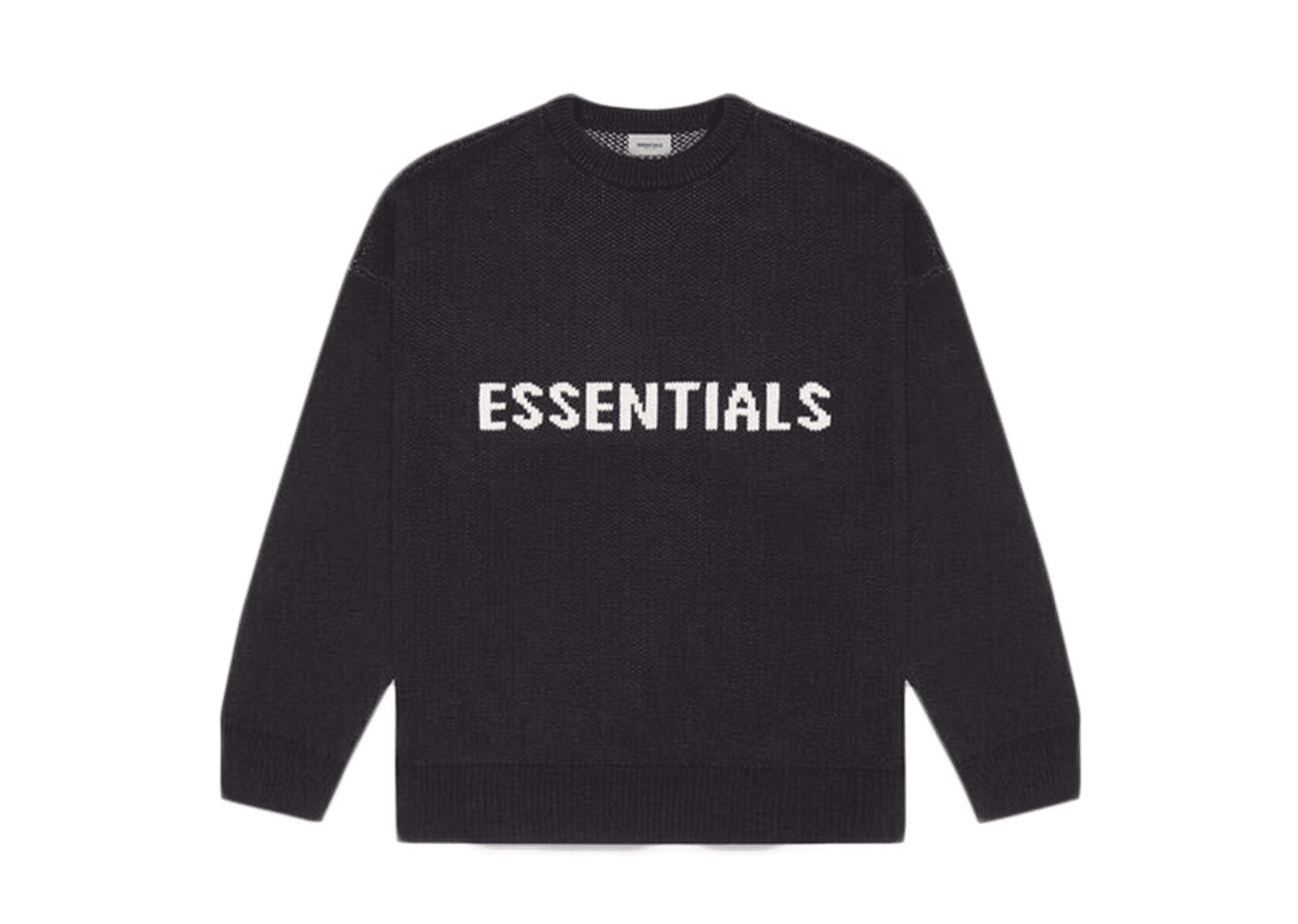 FEAR OF GOD ESSENTIALS Knit Sweater Dark Slate/Stretch Limo/Black | KICKSTW