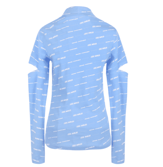 13De Marzo Allover Logo Undershirt Placid Blue - Image 2