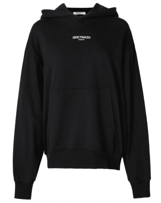 13De Marzo Teddy Bear Hoodie Black - Image 2