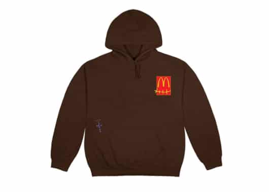 Travis Scott x McDonald's Cactus Pack Sticker Hoodie Brown