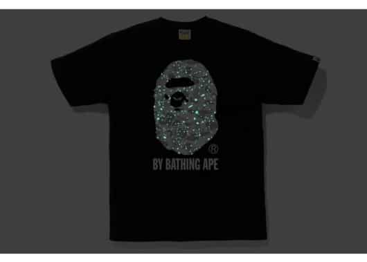BAPE Space Camo By Bathing Tee (SS19) Black - Image 2