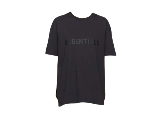 FEAR OF GOD ESSENTIALS x SSENSE 3D Silicon Applique Boxy Tee Dark Navy