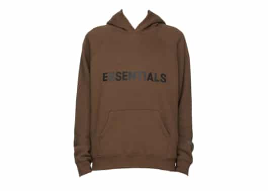 FEAR OF GOD ESSENTIALS x SSENSE 3D Silicon Applique Pullover Hoodie Rain Drum