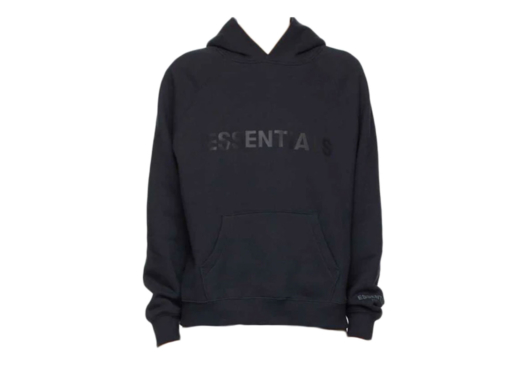 FEAR OF GOD ESSENTIALS x SSENSE Pullover Hoodie Applique Logo Dark Navy