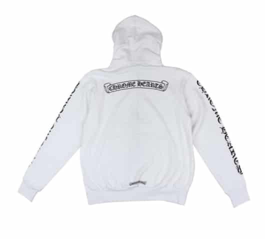 Chrome Hearts Fuck You Zip Hoodie White - Image 2