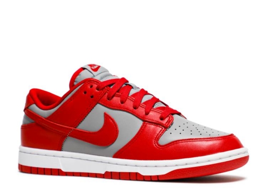 Nike Dunk Low Retro Medium Grey Varsity Red UNLV (2021)