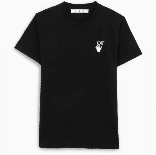 Off White Maker Black Black Fuchsia Tee Black