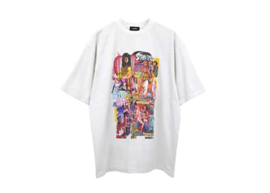 We11done New Movie Collage Tee White