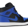 Air Jordan 1 Mid Hyper Royal Tumbled Leather - Image 3