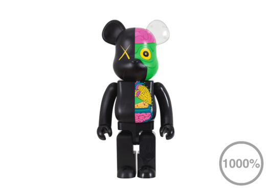 Bearbrick Kaws Dissected 1000% Black (Display Condition)