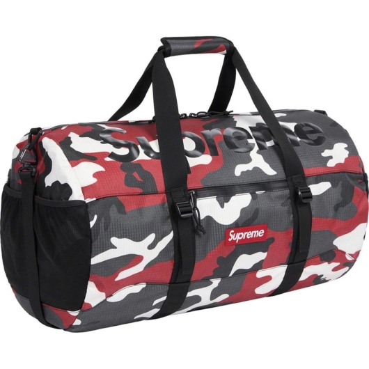 Supreme Duffle Bag (SS21) Red Camo - Image 2