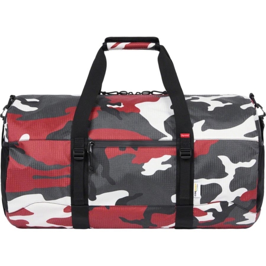 Supreme Duffle Bag (SS21) Red Camo - Image 3