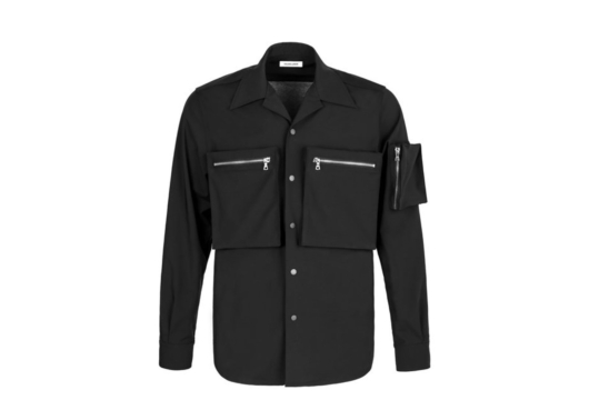 Galliano Landor Aero Layer Tech-Nylon Shirt Black