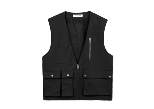 Galliano Landor Aero Layer Tech-Nylon Vest Black