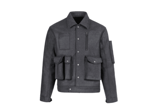 Galliano Landor Multi-Functional Wool Jacket Black