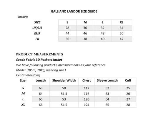 Galliano Landor Suede Fabric 3D Pockets Jacket Grey - Image 3