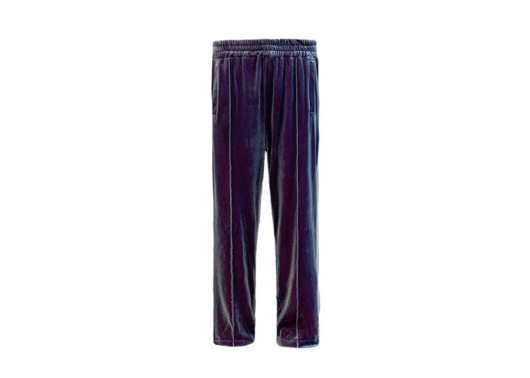 Galliano Landor Velvet Pants Purple/Blue