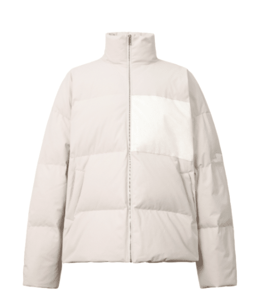 13De Marzo Teddy Bear Translucence Down Jacket Bone White - Image 2