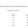 Galliano Landor Multi-Functional Wool Pants Black - Image 2