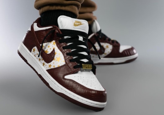 Nike SB Dunk Low Supreme Barkroot Brown