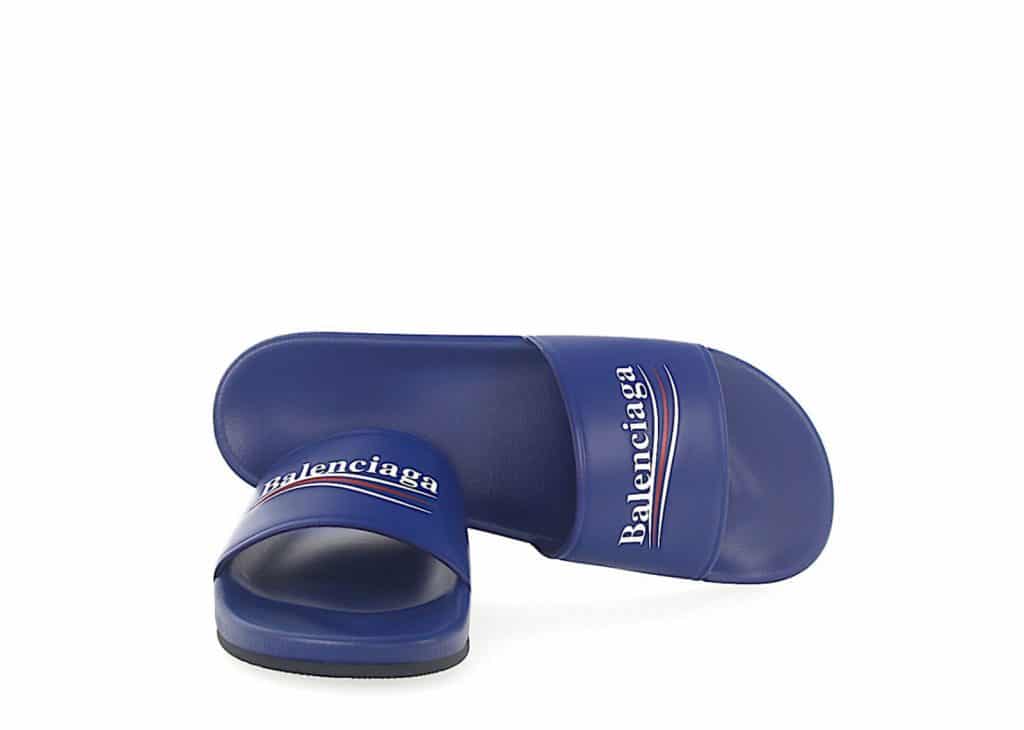 Buy Balenciaga Pool Slide Blue Ocean Online in Australia KickSTW