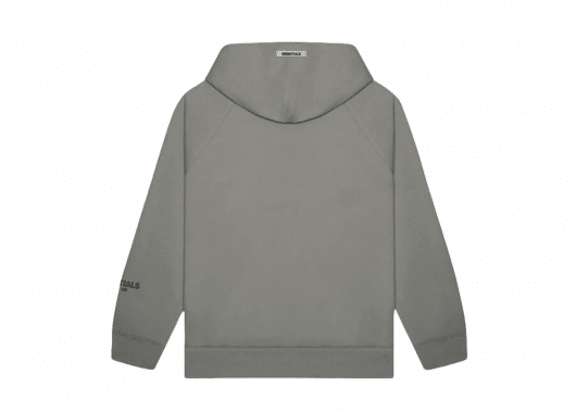 FEAR OF GOD ESSENTIALS 3D Silicon Applique Pullover Hoodie Gray Flannel/Charcoal - Image 2