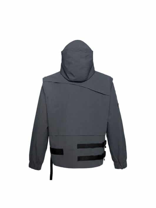 Galliano Landor Deconstructed Functional Jacket Grey - Image 2