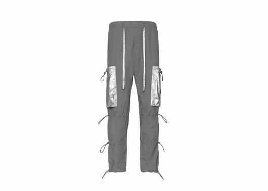 Galliano Landor Laser Pocket Functional Nylon Pants Grey