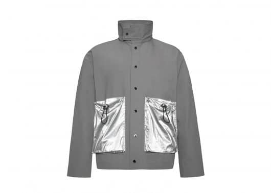 Galliano Landor Laser Pocket Functional Nylon Shirt Grey