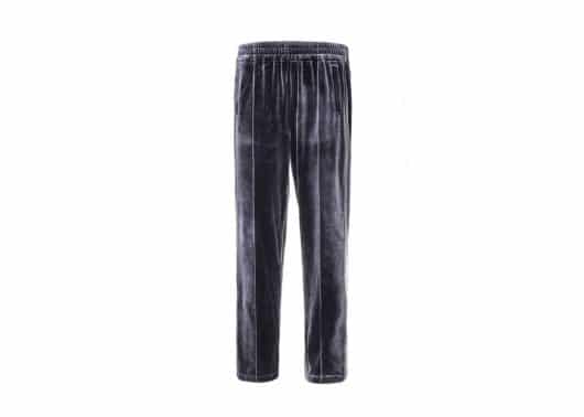 Galliano Landor Velvet Pants Silvery Grey