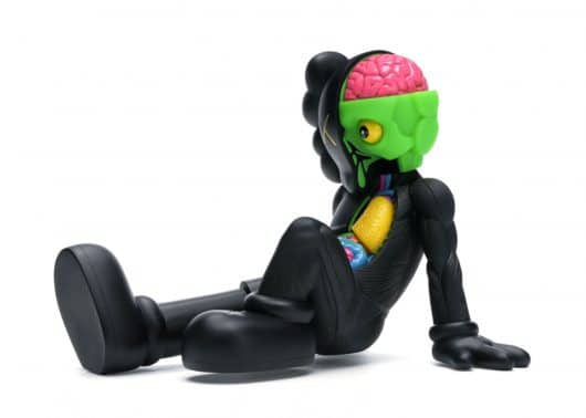 KAWS Resting Place Vinyl Figure Black