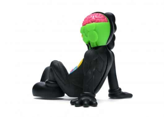 KAWS Resting Place Vinyl Figure Black - Image 2