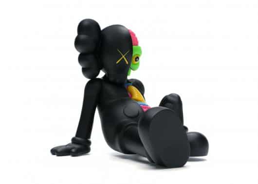 KAWS Resting Place Vinyl Figure Black - Image 4