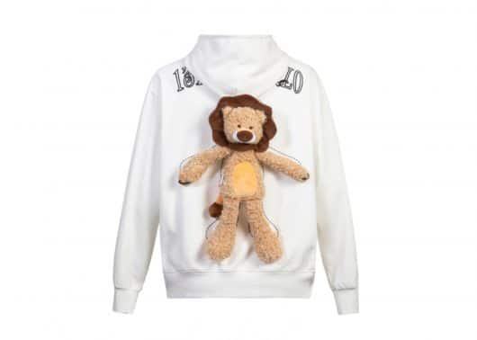 13De Marzo Lion Hoodie White