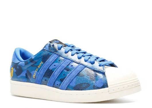 Adidas Superstar 80s Undftd Bape Blue Camo