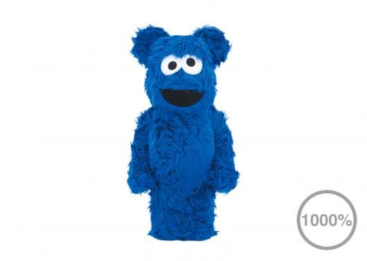 Bearbrick x Sesame Street Cookie Monster Costume Ver. 1000%