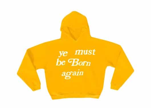 Cactus Plant Flea Market Born Again Hooded Sweatshirt Yellow