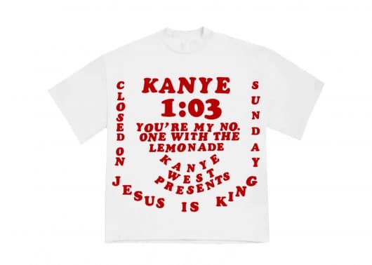 Kanye West CPFM for JIK III T-Shirt White