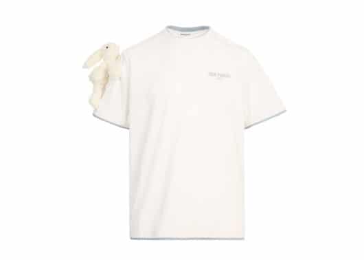 13De Marzo Little Arm Rabbit Double Layer Tee White/Grey