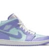 Air Jordan 1 Mid Purple Aqua
