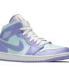 Air Jordan 1 Mid Purple Aqua - Image 2
